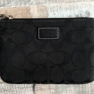 Black Coach Wristlet